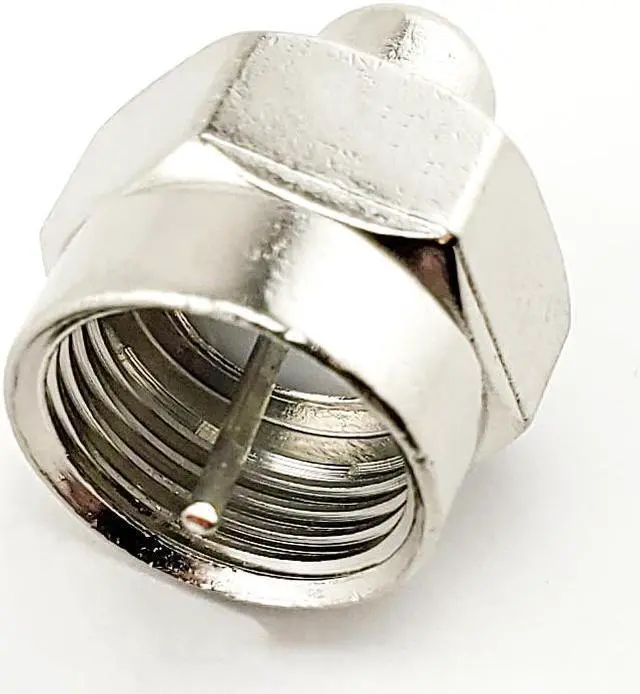Alt view image 5 of 5 - C2G 40675 75 Ohm F-Type Male Terminator Multipack (10 Pack) TAA Compliant, Silver