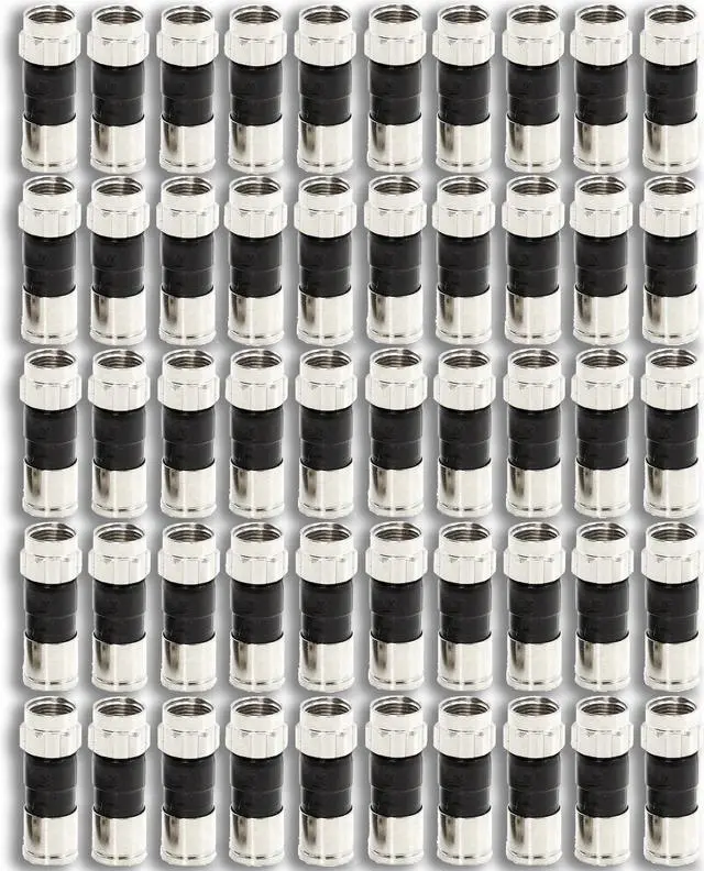 Alt view image 7 of 7 - Pack of 10 Pcs F-Type 75 Ohm Coaxial Terminator with Resistor Coax Connector by SatelliteSale