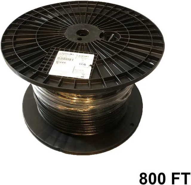 Main image of 800' FT Reel Commscope F1177TSVM BW XP Black Coaxial Communications Cable RG11