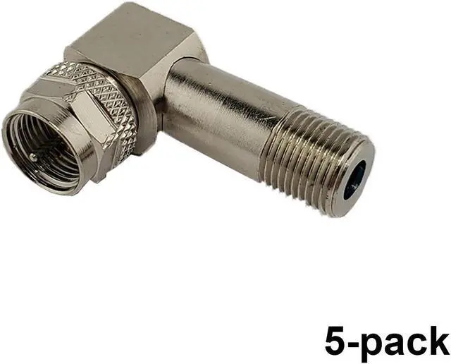 Main image of PPC Belden SignalTight RaPLUS Right Angle Adapter For Coax Cables - 5 pack
