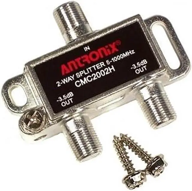Main image of Antronix High Performance 2-Way Cable TV Splitter CMC2002H OTA Coaxial 5-1002M