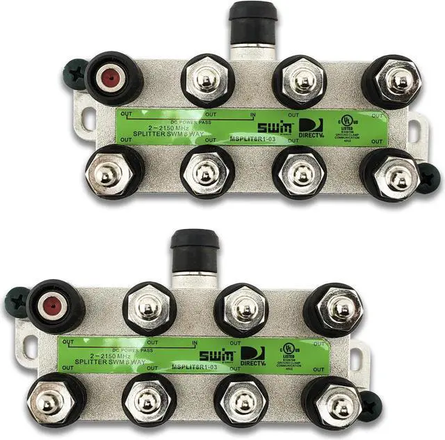 Main image of Directv SWM Approved 8-Way Splitter (2)