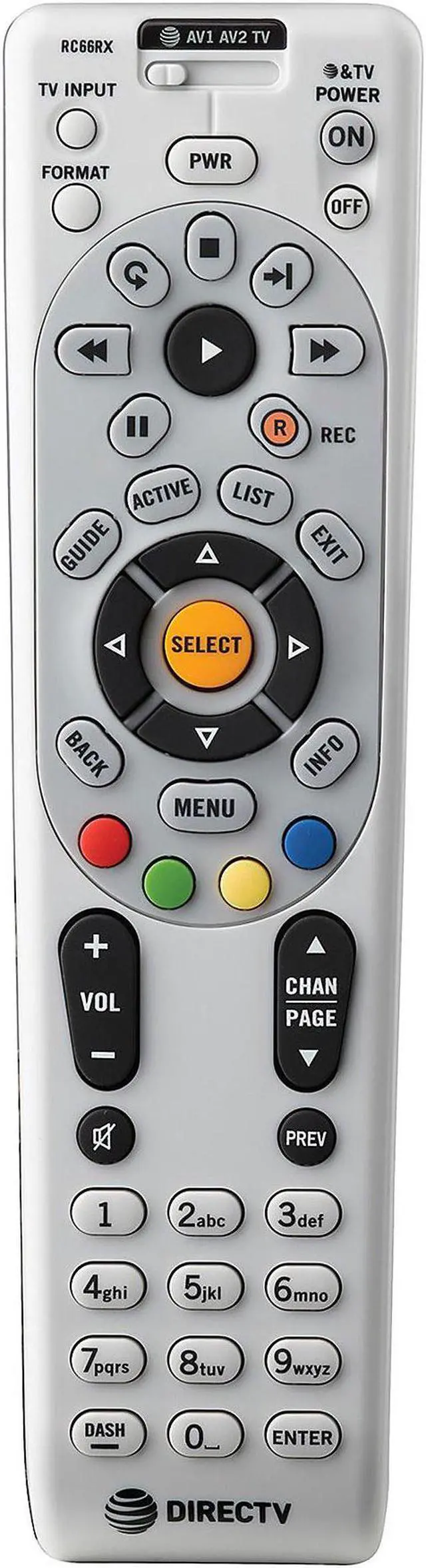 Alt view image 2 of 5 - 4 Pack Remote Controls DirecTV RC66RX RF (Remote Control's Replaces RC65RX)