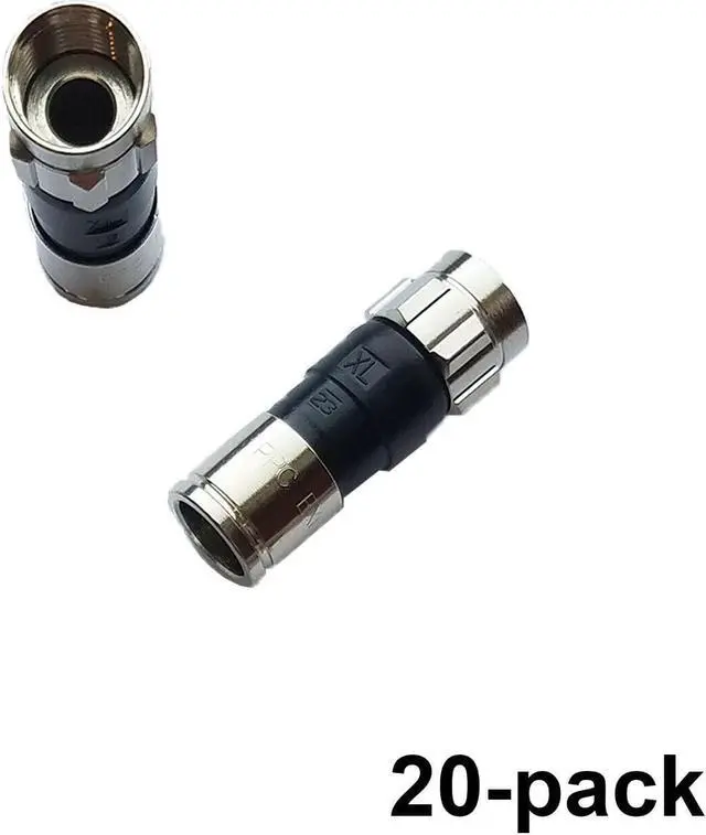 Main image of PPC EX6XL Plus Universal RG-6 Compression Connector - 20 Pack