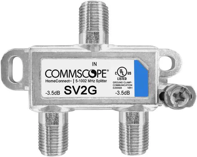 Alt view image 2 of 5 - Commscope SV-2G 2-way Coaxial Splitter 5-1000mhz