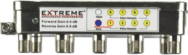 Alt view image 3 of 6 - Extreme Broadband IPA1008D-RSVF - 8 Way Splitter