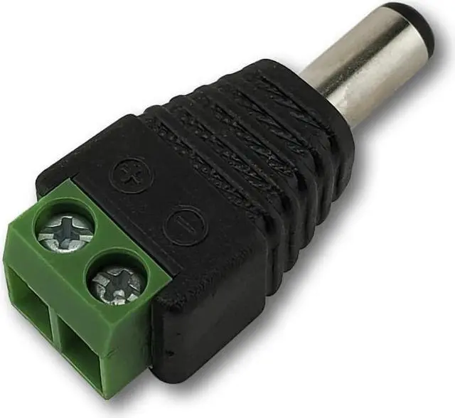 Alt view image 4 of 6 - Pack of 10 Male 12V DC Power Connectors 5.5mm Jack Adapter by SatelliteSale