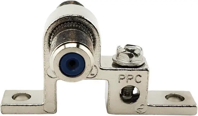 Main image of PPC GBS81R 2.5GHz F-Pin (Coax) Grounding Block - Includes 2 Mounting Screws (1 Pack)