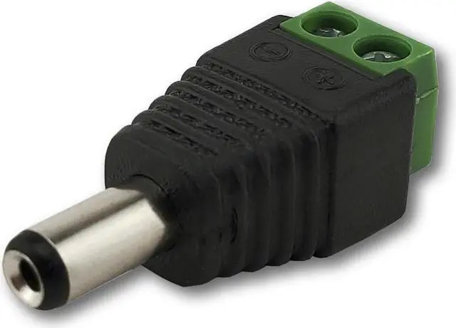 Alt view image 2 of 6 - Pack of 10 Male 12V DC Power Connectors 5.5mm Jack Adapter by SatelliteSale