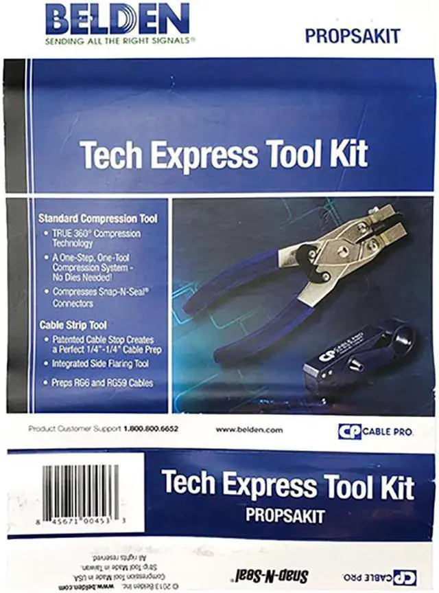 Alt view image 3 of 6 - Belden Tech Express Tool Kit PROPSAKIT Snap-n-Seal