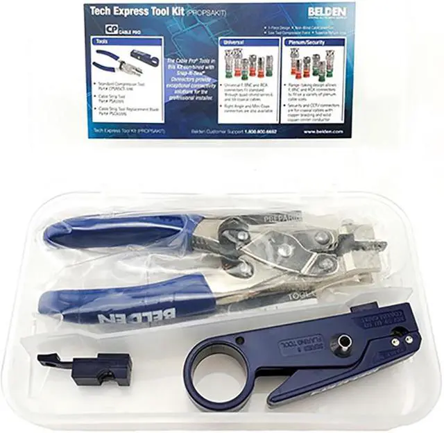 Alt view image 5 of 6 - Belden Tech Express Tool Kit PROPSAKIT Snap-n-Seal