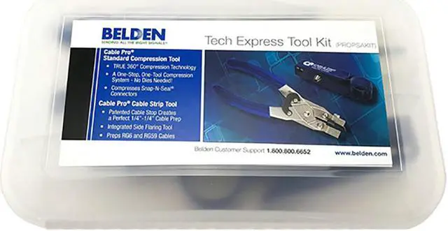 Alt view image 4 of 6 - Belden Tech Express Tool Kit PROPSAKIT Snap-n-Seal