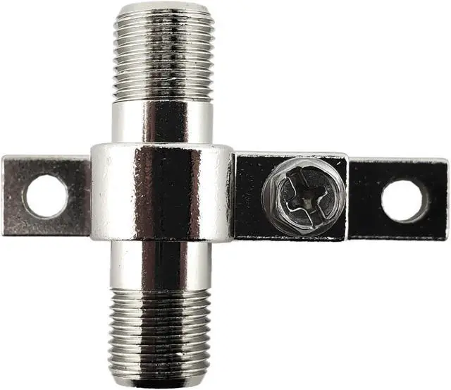 Alt view image 2 of 5 - PPC GBS81R 2.5GHz F-Pin (Coax) Grounding Block - Includes 2 Mounting Screws (1 Pack)