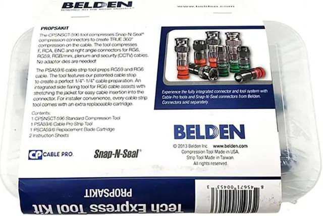 Alt view image 2 of 6 - Belden Tech Express Tool Kit PROPSAKIT Snap-n-Seal