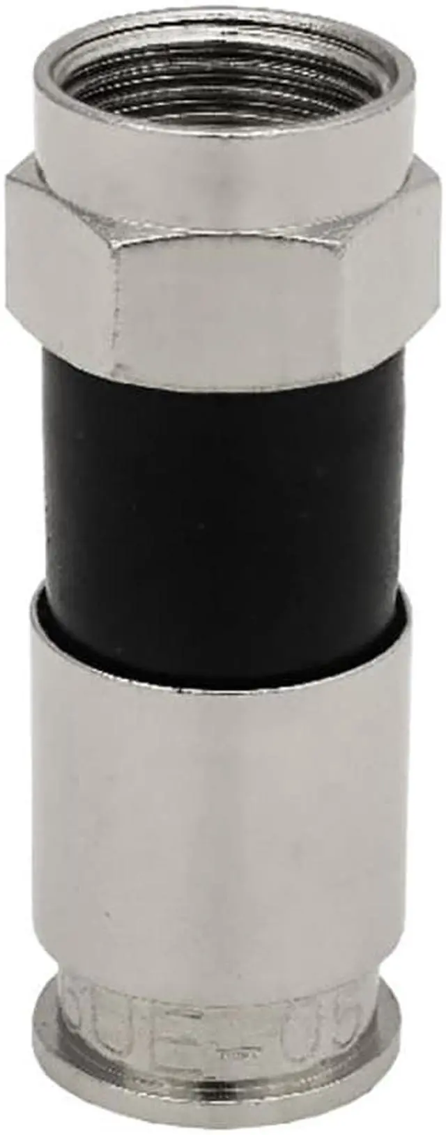 Alt view image 3 of 6 - Perfect Vision PV6UE-05 'Ridgeloc' Universal Fit RG6 Coax Cable Compression C...