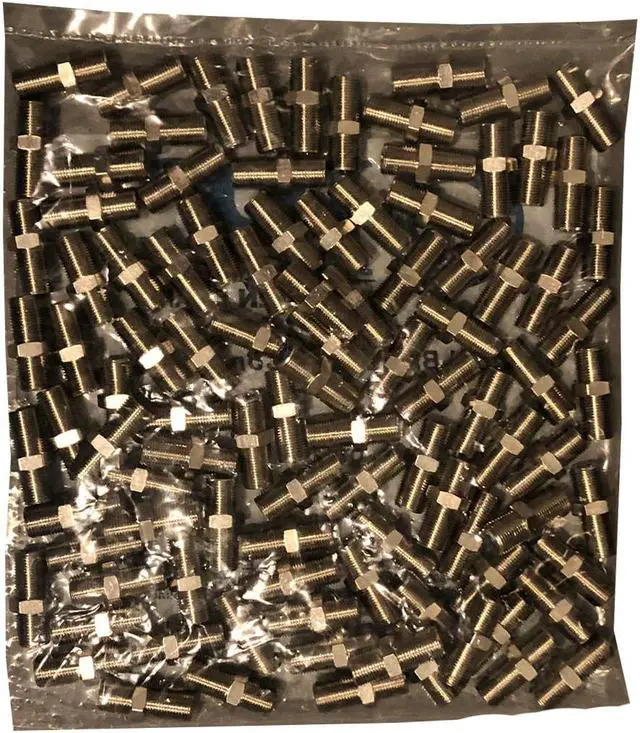 Alt view image 4 of 5 - New 100 PPC F81 Barrel RG6 Female Slice Coax Cable Connector 3GHz (CF81GHZM)