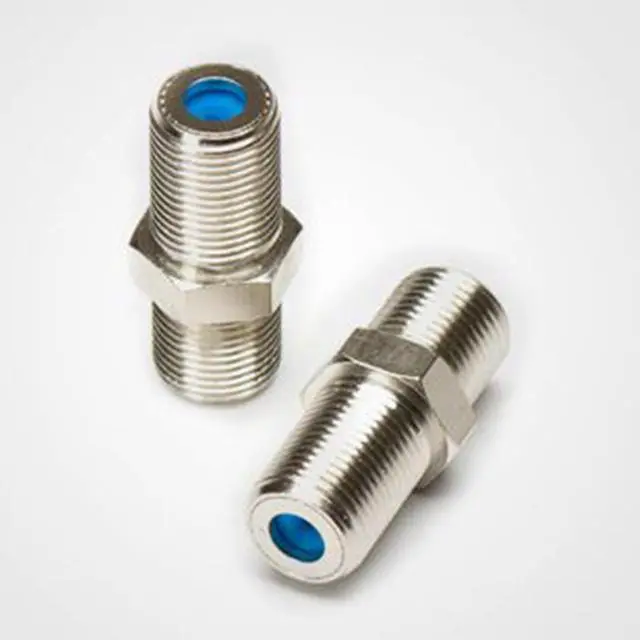 Alt view image 2 of 5 - New 100 PPC F81 Barrel RG6 Female Slice Coax Cable Connector 3GHz (CF81GHZM)