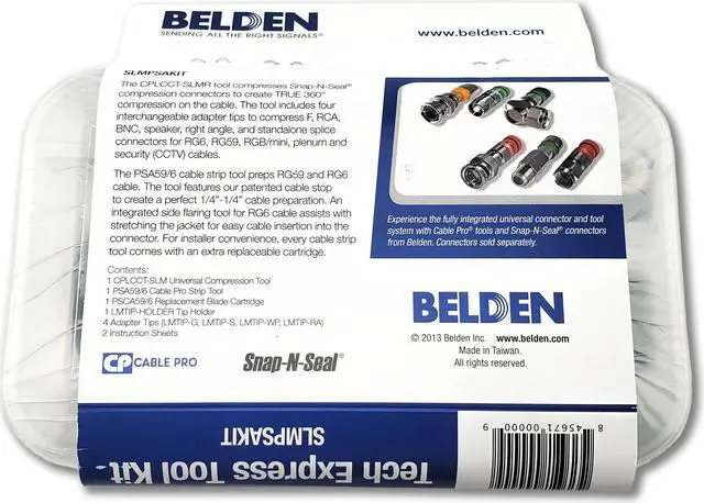 Alt view image 3 of 5 - Belden Tech Express Tool Kit (SLMPSAKIT)
