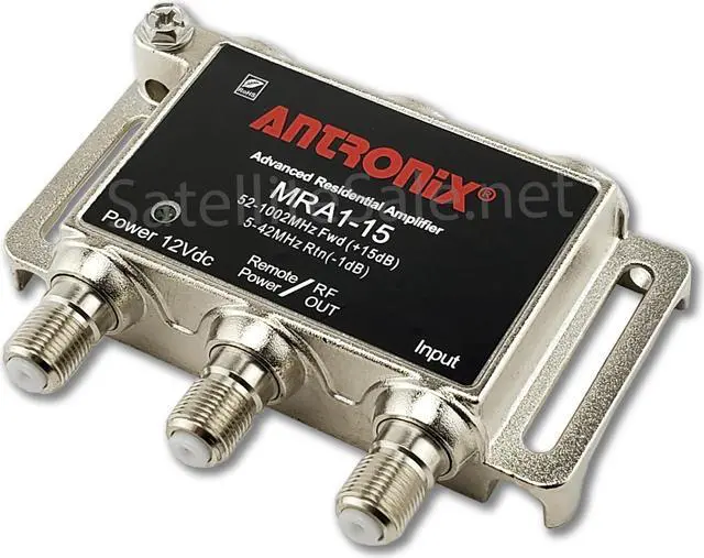 Alt view image 2 of 6 - Antronix MRA1-15AC Amplifier, 1 Port,15dB Gain, Output 5-1002Mhz + Power Adapter