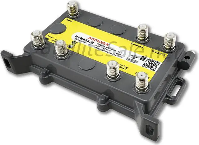 Alt view image 2 of 7 - Antronix MVRA502B/ACP-EZ MoCa 4+1 VoIP Port Residential Amplifier