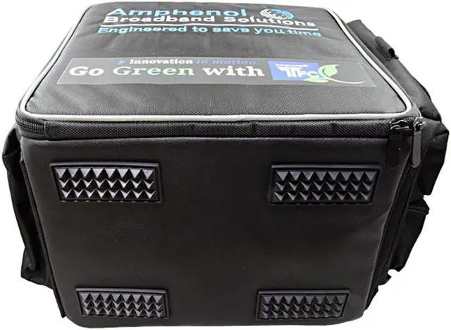 Alt view image 2 of 7 - SatelliteSale Kit of Amphenols Innovative and Sustainable Tech Service Bag Reel and 500' Black Cable