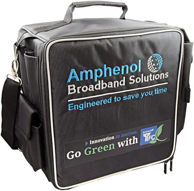 Alt view image 7 of 7 - SatelliteSale Kit of Amphenols Innovative and Sustainable Tech Service Bag Reel and 500' Black Cable