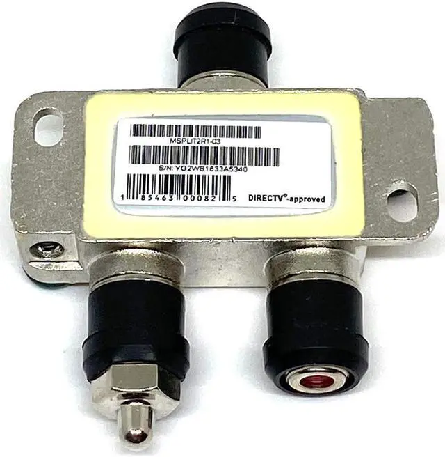 Alt view image 2 of 5 - Directv SWM Approved 2-Way Wide Band Splitter (2-Pack)