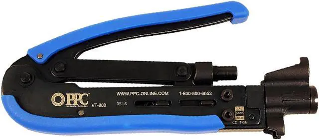 Alt view image 2 of 6 - PPC VT-200 Universal Cable Television/Satellite Professional Compression Tool