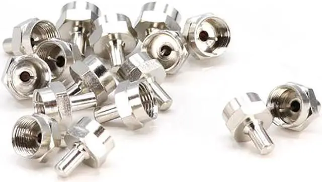 Alt view image 4 of 5 - 25 Pieces F Type 75 Ohm Terminator Coaxial Satellite TV RF Port End Caps