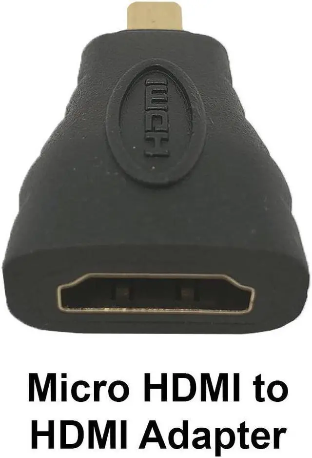 Main image of SatelliteSale Digital HDMI Female to Micro HDMI Male Adapter PVC Black
