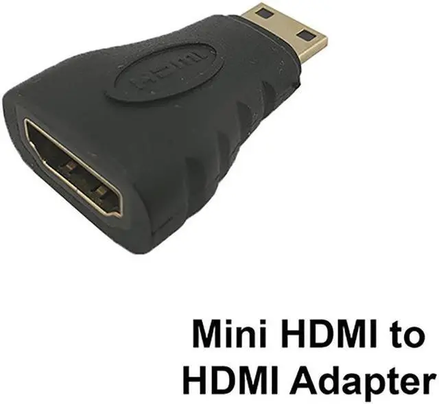 Main image of SatelliteSale Digital HDMI Female to Mini HDMI Male Adapter PVC Black