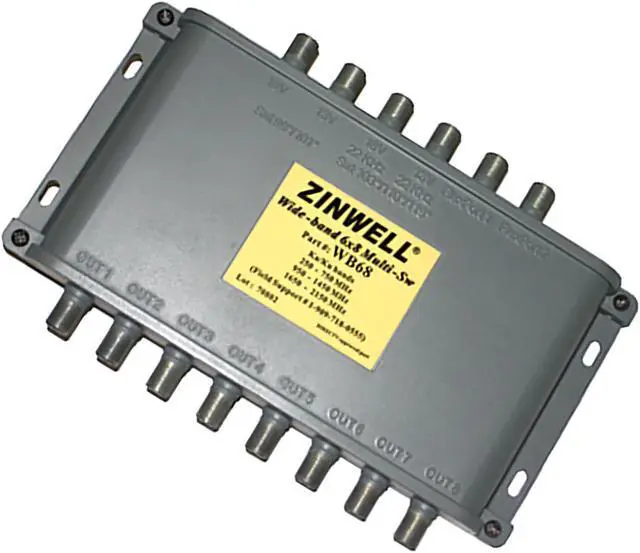 Alt view image 2 of 5 - DirecTV WB68 DTV 6x8 Switch for HD Antenna