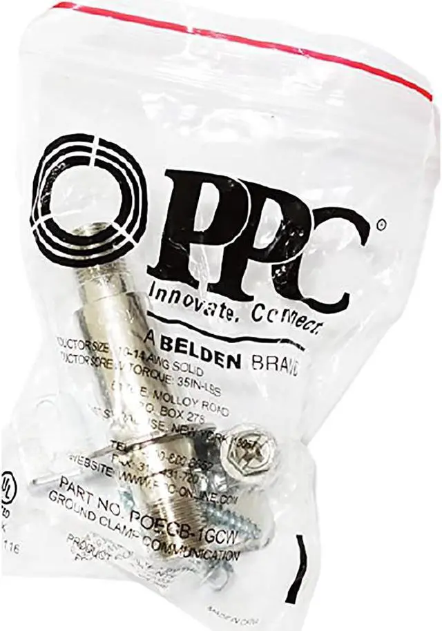 Alt view image 3 of 5 - Belden 2-Pack PPC POEGB-1GCW Ground Block with Integrated MoCA PoE Filter