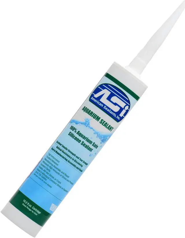 Alt view image 2 of 5 - ASI Black Aquarium Silicone Sealant - 10.2 oz Fluid Cartridge