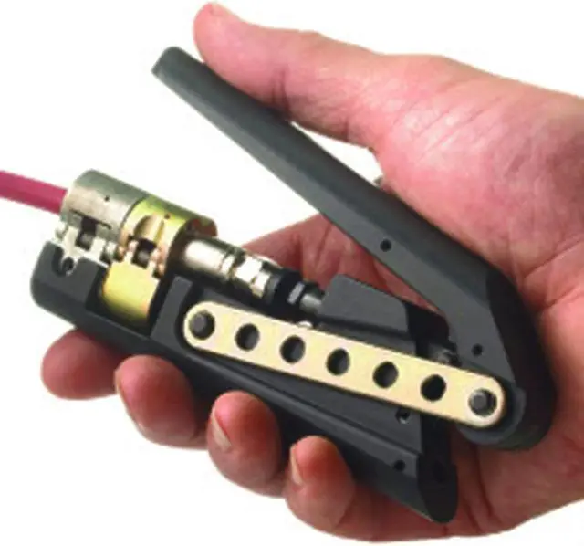Alt view image 4 of 7 - CablePrep Cobra 360 Fixed Coax Dual Compression Tool RG-6/59/7/11 & RCA