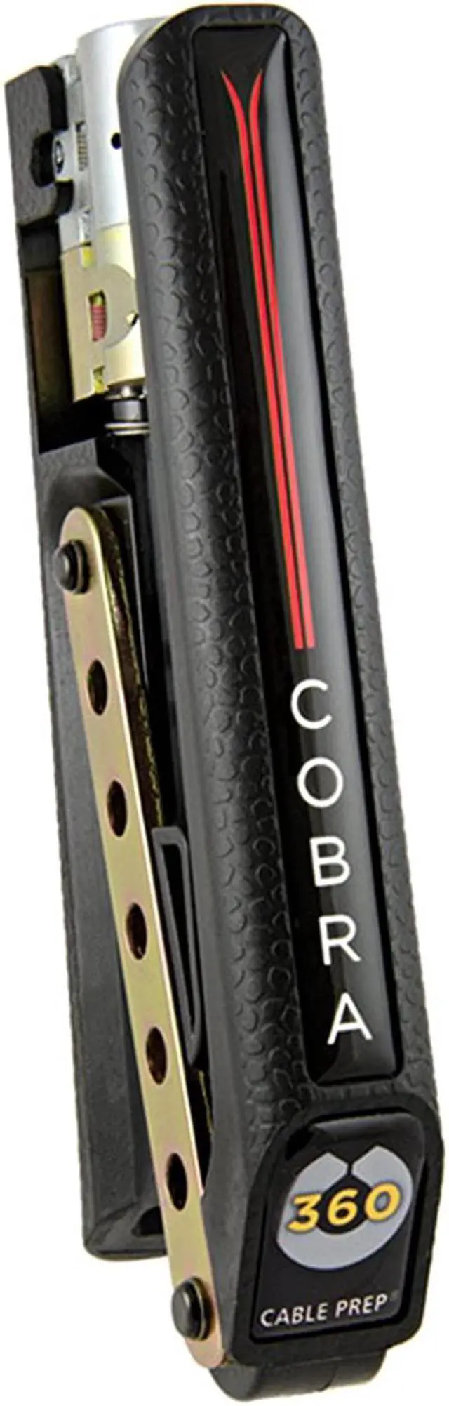 Alt view image 3 of 7 - CablePrep Cobra 360 Fixed Coax Dual Compression Tool RG-6/59/7/11 & RCA