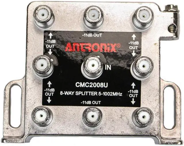 Main image of Antronix High Performance 8-Way Cable TV Splitter CMC2008U OTA Coaxial 5-1002M