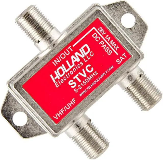 Alt view image 5 of 5 - Holland STVC Satellite Diplexer Satellite Cable TV Dish Approved