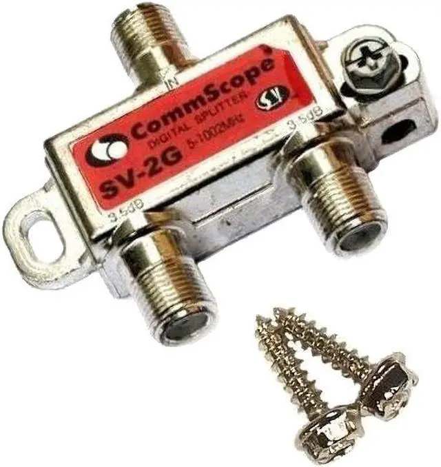Alt view image 5 of 5 - CommScope HomeConnect Digital Coaxial Splitter SV-2G (Pack of 3)