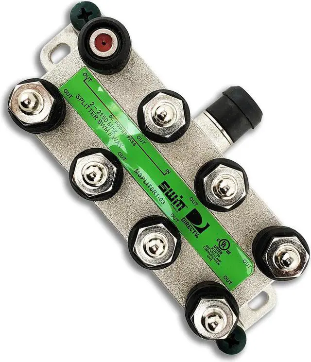 Alt view image 5 of 5 - DIRECTV SWM 8-Way Splitter