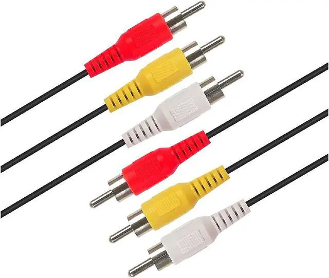 Alt view image 4 of 7 - RCA 6 FT Audio/Video Composite Cable DVD/VCR/SAT Yellow/White/Red Connectors