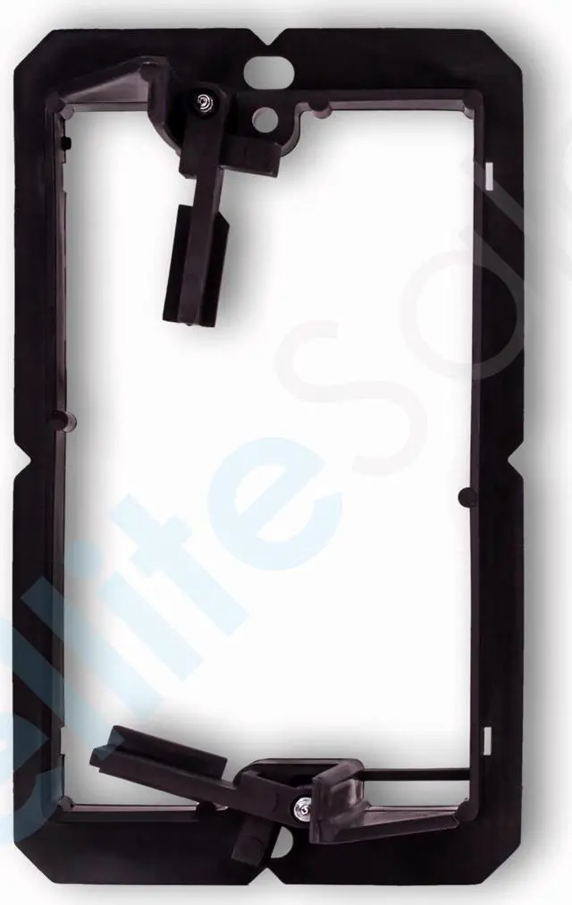 Alt view image 2 of 5 - SatelliteSale Universal Low Voltage Wall Plate Mounting Bracket with Screws Included for HDMI Wall Plates