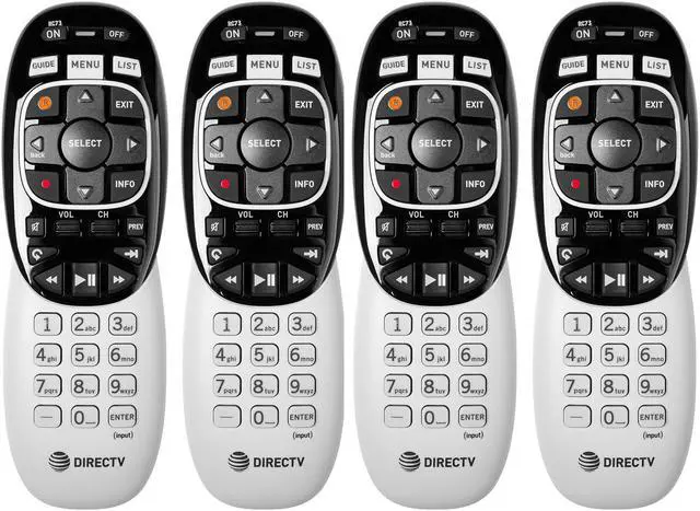 Alt view image 2 of 9 - 4 Pack - DIRECTV RC73 IR/RF Remote Control