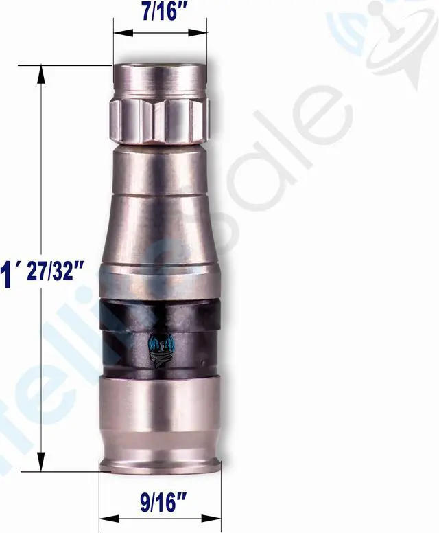 Alt view image 4 of 7 - SatelliteSale Indoor/Outdoor Fittings Coaxial Connectors for RG-11 Coax Cables Pack of 10 Pcs