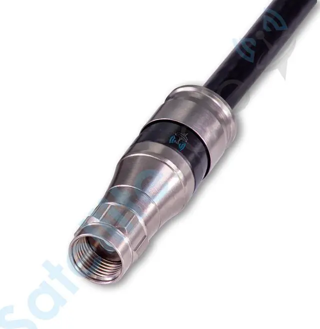 Alt view image 5 of 7 - SatelliteSale Indoor/Outdoor Fittings Coaxial Connectors for RG-11 Coax Cables Pack of 10 Pcs