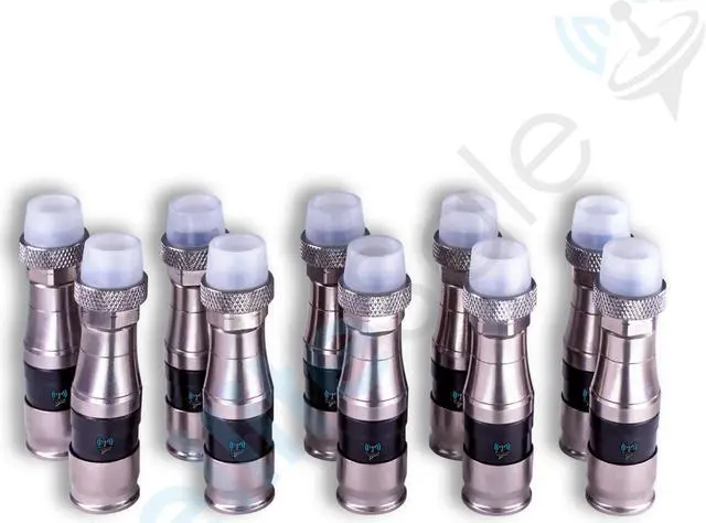 Alt view image 6 of 6 - SatelliteSale Indoor/Outdoor Coaxial F-Type Fittings Weather-Seal Connectors for RG-11 Coax Cables Pack of 4 Pcs