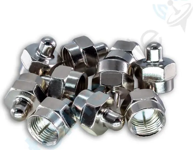 Alt view image 5 of 5 - SatelliteSale Universal F-Type 75 Ohm Coaxial Terminator 5-2050 Mhz Pack of 10 Pcs
