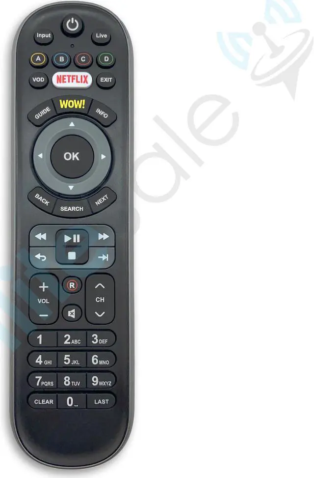 Main image of WOW TV Netflix Remote Control URC2135