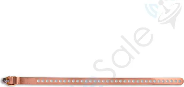 Alt view image 2 of 6 - SatelliteSale Copper Coated Grounding Strap 12" Flexible and Adjustable Pack of 1