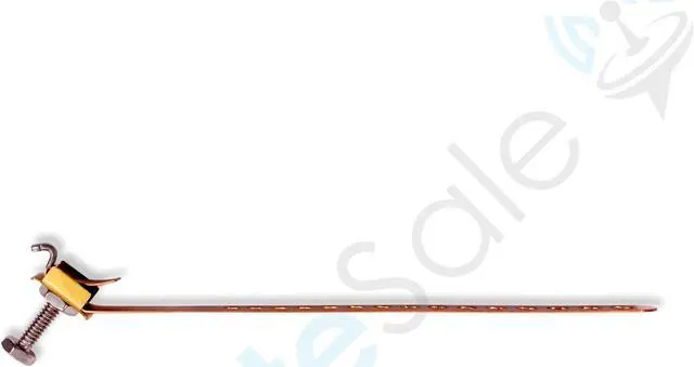 Alt view image 3 of 6 - SatelliteSale Copper Coated Grounding Strap 6" Flexible and Adjustable Pack of 5 Pieces
